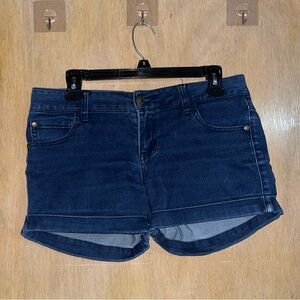 Celebrity Pink Dark Blue Jean Shorts